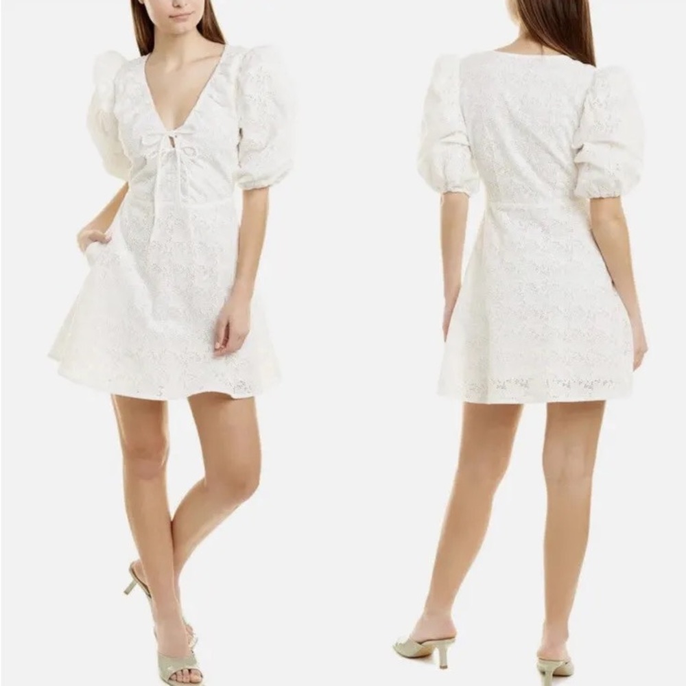 NICHOLAS white mini dress